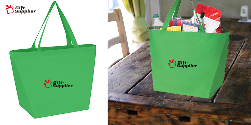 How to print your logo on green Grocery Bags
