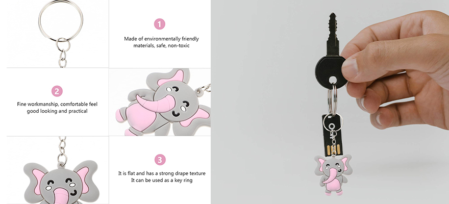 pink elephant silicone item promotional gift items