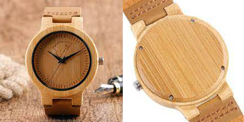 Customized wooden promotional gift watch