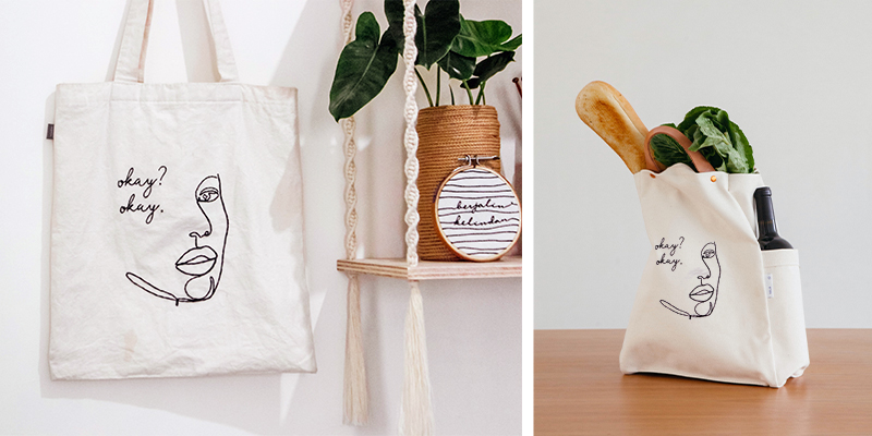 Custom Reusable Home Eco Gift Bags