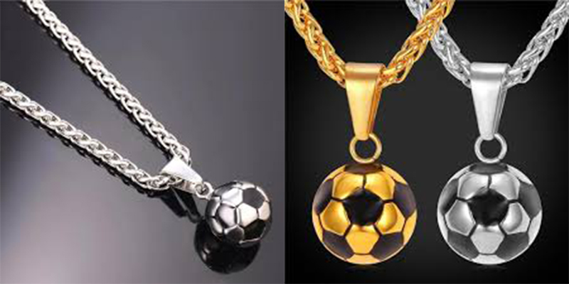 Custom Football Creative Necklace Accessories Gifts