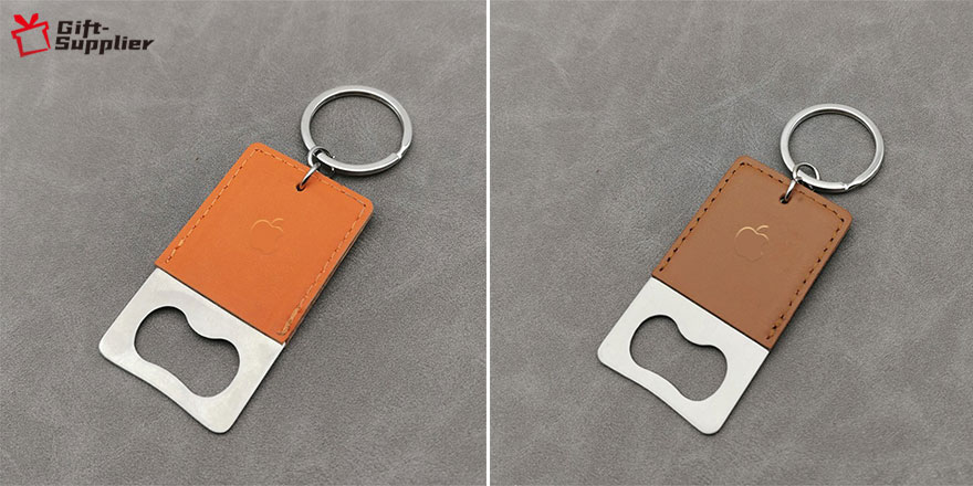 best hot sale 2023 leather keychain gift for company