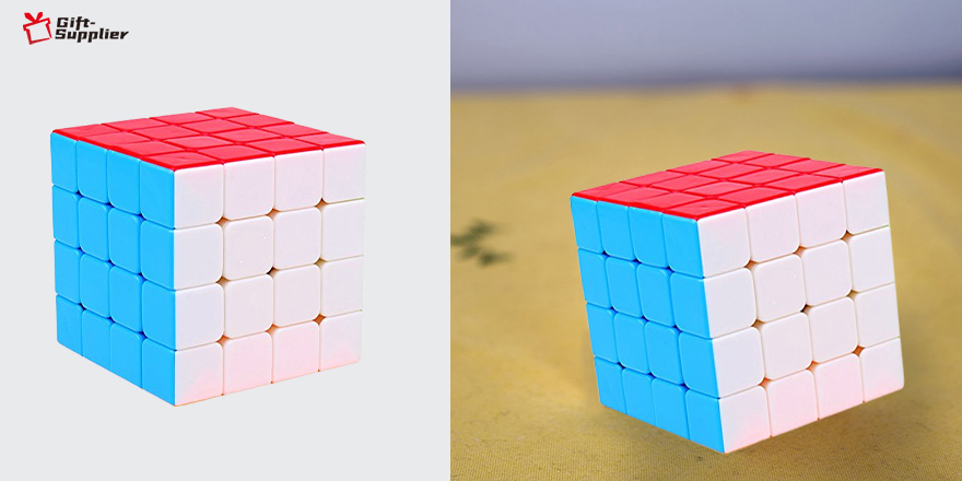 Printable digital Rubiks Cube fun and colorful Gift Box