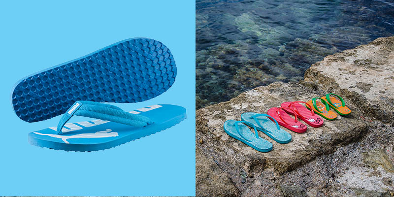 custom swimming pool beach flip flops