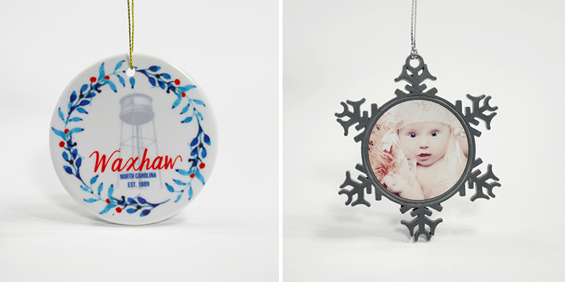 Custom Christmas Snowflakes and Christmas Balls Creative Gifts