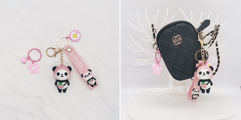 Custom cute pink keychains that girls love