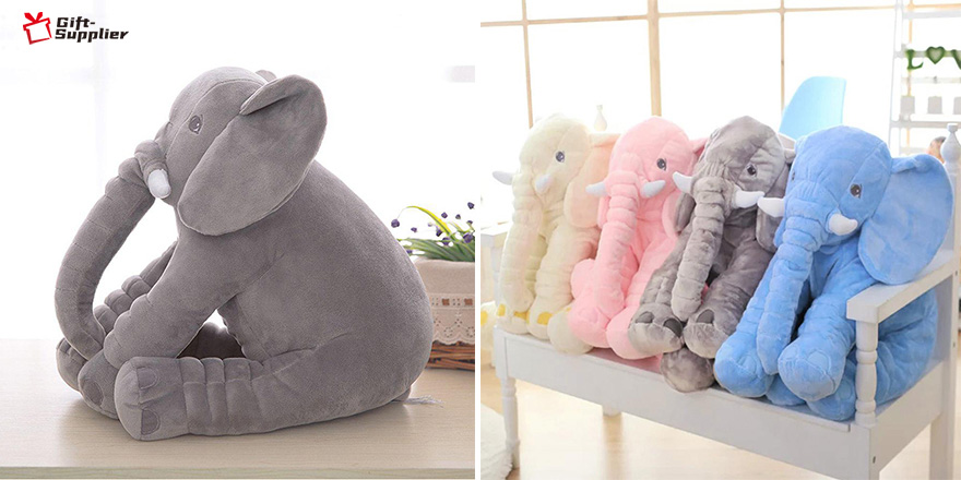 Multiple color mascot elephant plush toys