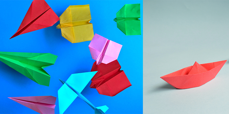 cheap gift colored folding paper
