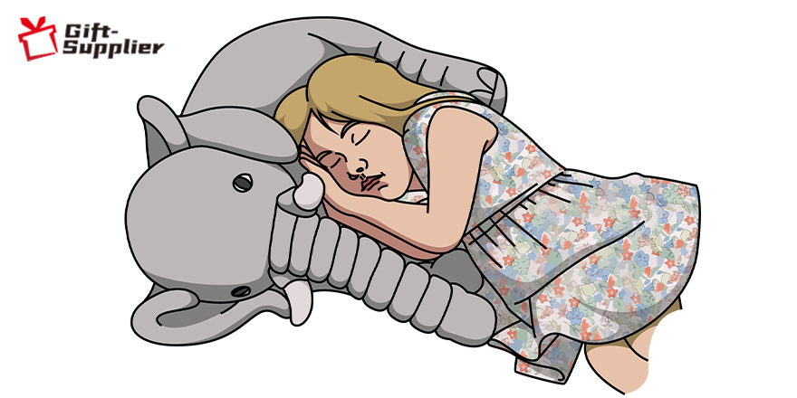 Free gift design service comfy elephant pillow design