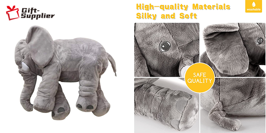 High quality plush toy animal elephant