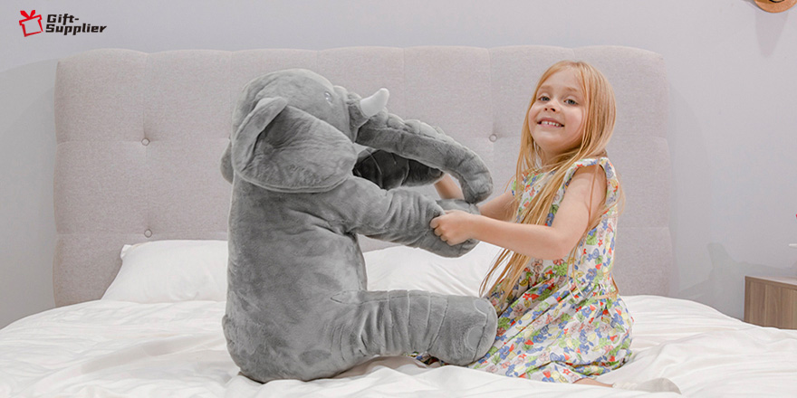 Plush Toys Elephant Children Playing with Gifts