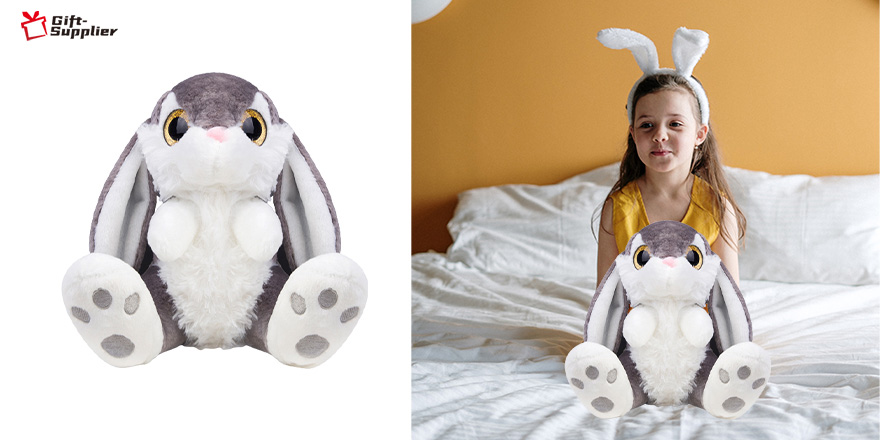 Custom promotional products rabbit plush toy