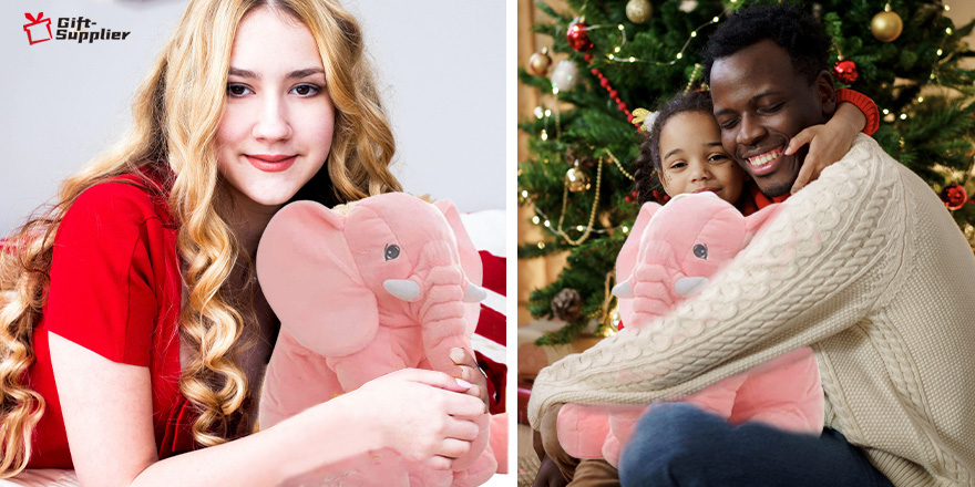 Where to buy pink plush elephant toys in the USA