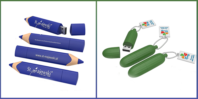 Gift Rubber DIY Pencil Shape Pen Drive