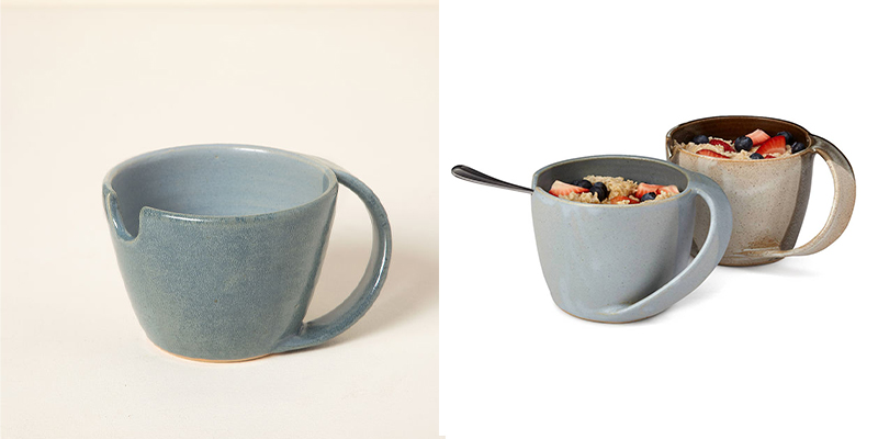 Customized personalized ceramic mugs can cook rice at high temperature