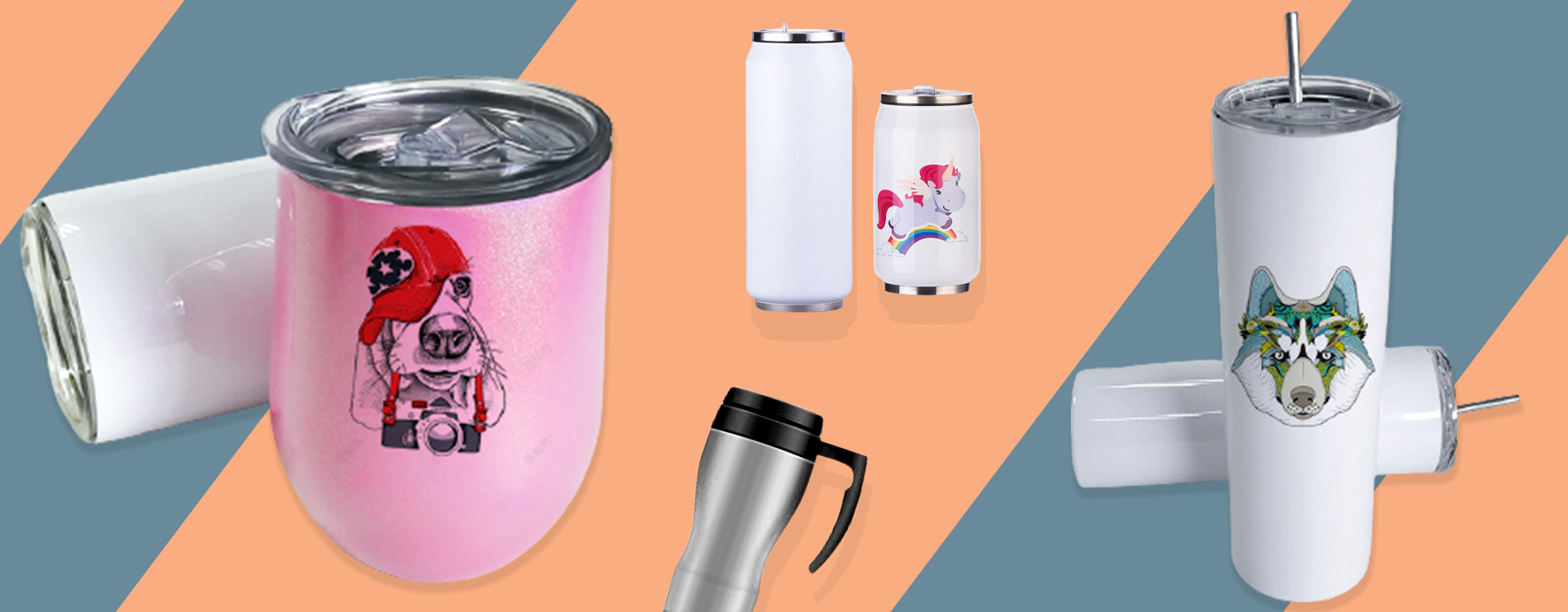 bulk promotional items cheap Personalized stainless-steel tumbler