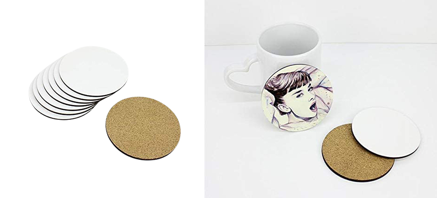 Customize your own personalized coaster as a New Year gift