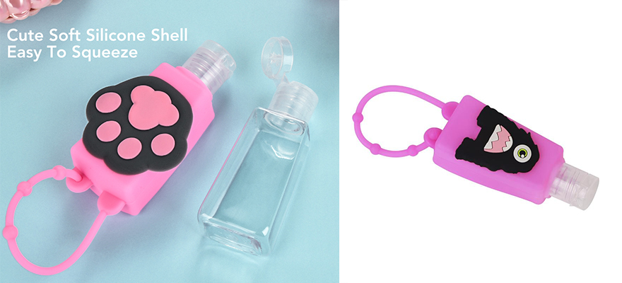 mini cool personalized hand sanitizer bottles for Christmas
