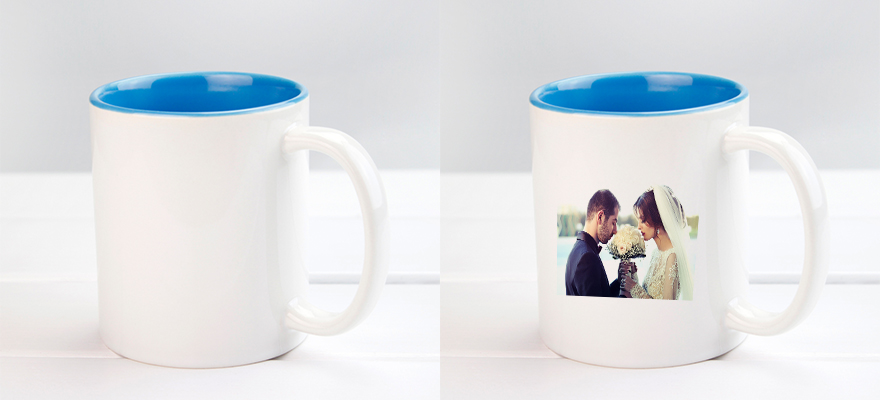 promotional presents wholesale custom mug photo wedding gifts for couples