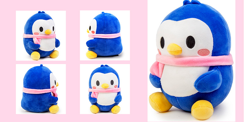 Custom Blue Penguin small Animal Plush Toy