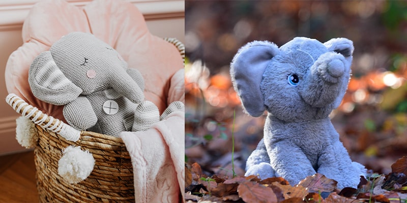 baby elephant plush toy gift customization