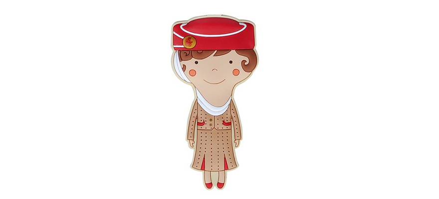 Emirates airlines promotion Cabin Crew Magnet best corporate branded gifts