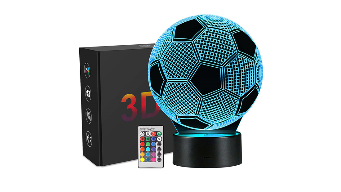 FC Barcelona 3D LED Football Night Light company gift ideas