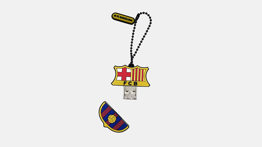 FC Barcelona promotional item USB memory stick best company gifts for employees