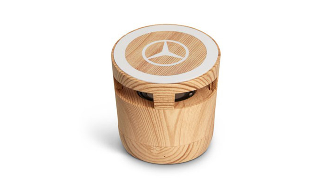Mercedes benz custom Bluetooth Speakers and Wireless Chargers best corporate gifts for clients