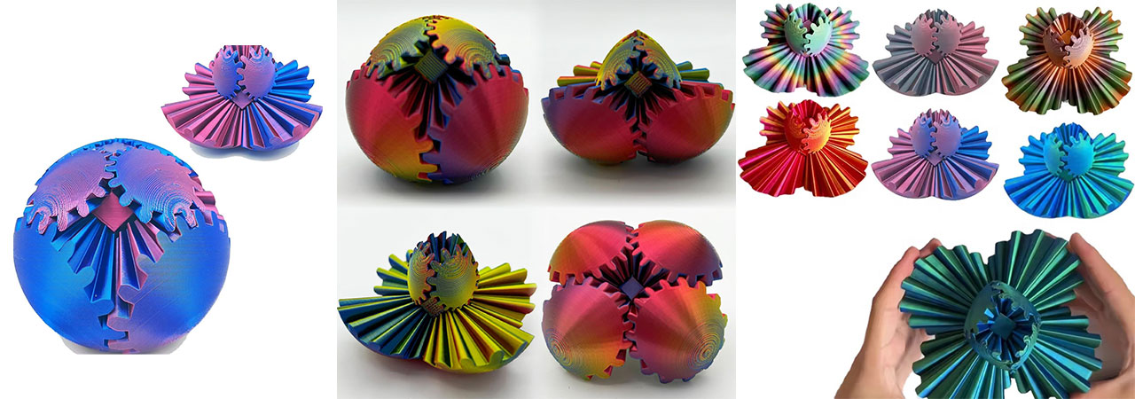 how-to-customized-3D-Printed-Spin-Ball-Colorful-Anxiety-Relaxing