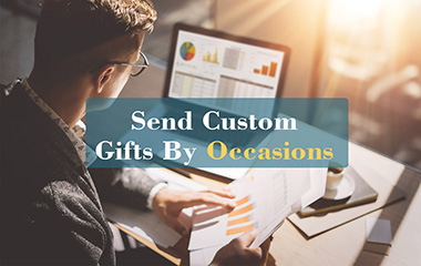 send custom gifts by occasions choose logo personalise
