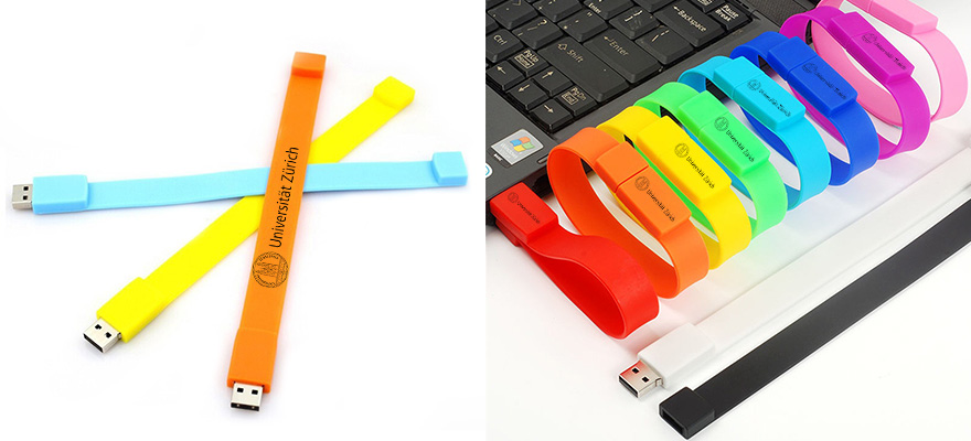 Meilleur produit promotionnel Boîtier cadeau Bracelet USB Flash Drive