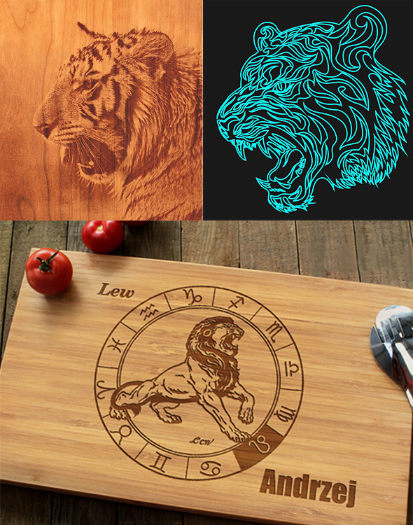 laser engraving custom company logo