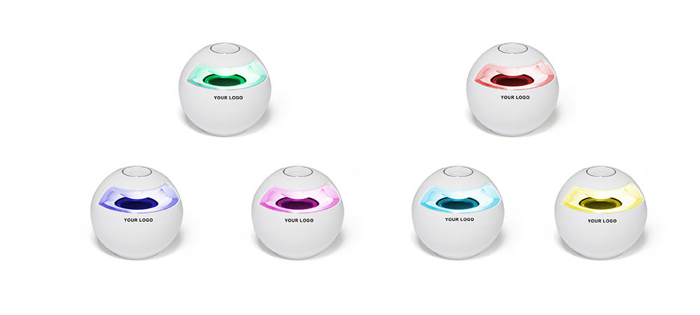 regalos promocionales proveedor de altavoz bluetooth de bola de color de sonido estéreo