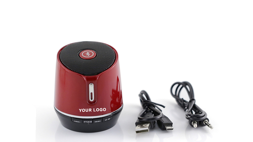 promotional items with logo stereo sound mini speaker supplier