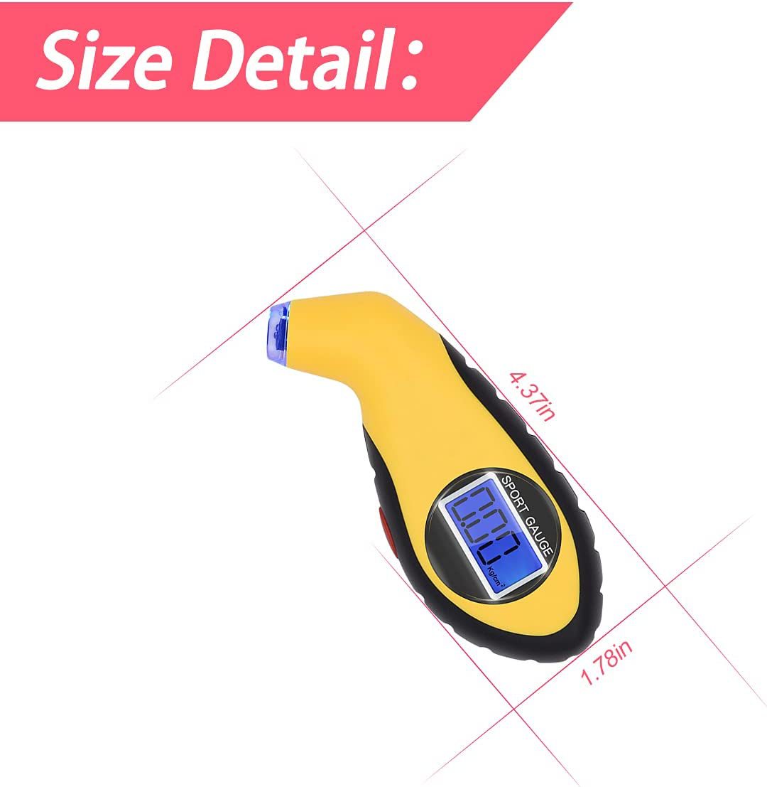 factory direct sale accurate tire pressure gauge with logo