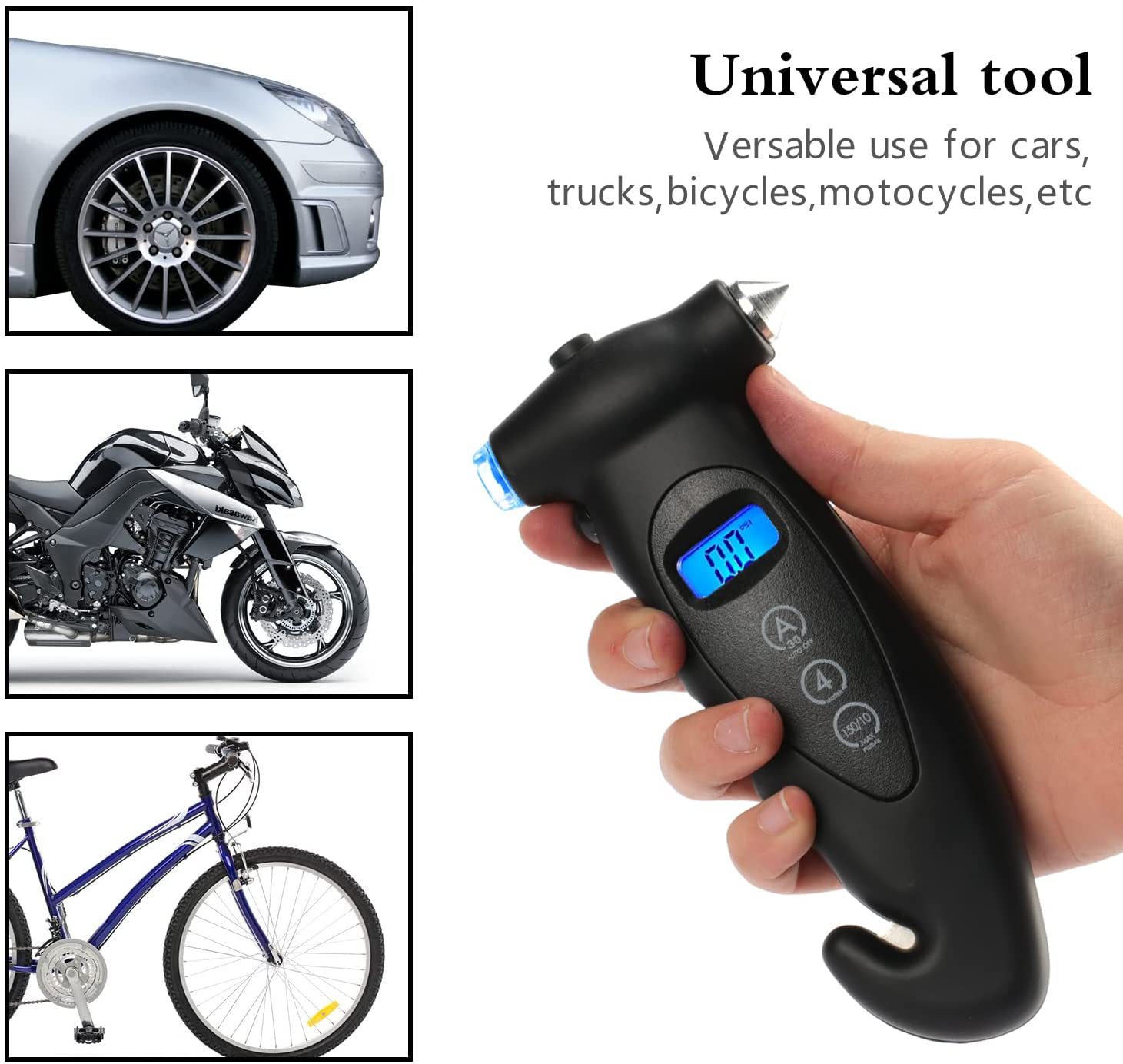 factory direct sale best digital tire pressure gauge with logo