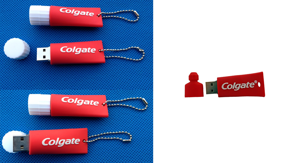 co by colgate custom toothpaste pen drive personalised corporate gifts