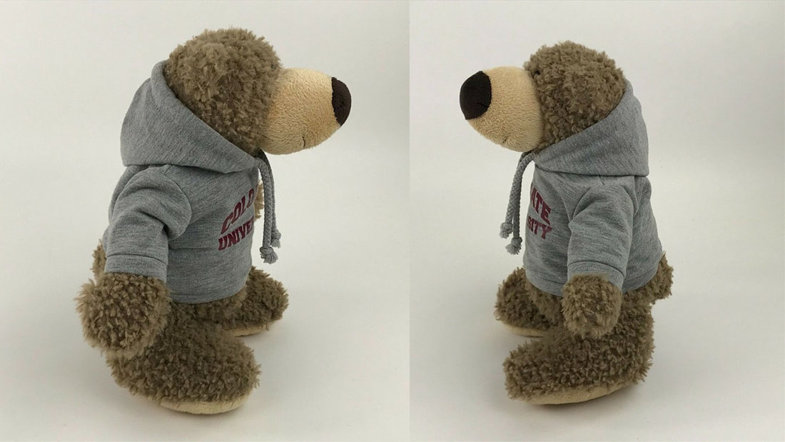 colgate advertisement plush suffeed bear popular giveaway items