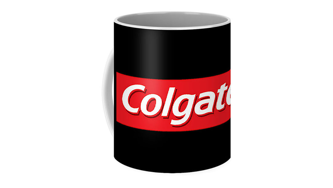 colgate logo coffee mug corporate anniversary gifts for employees