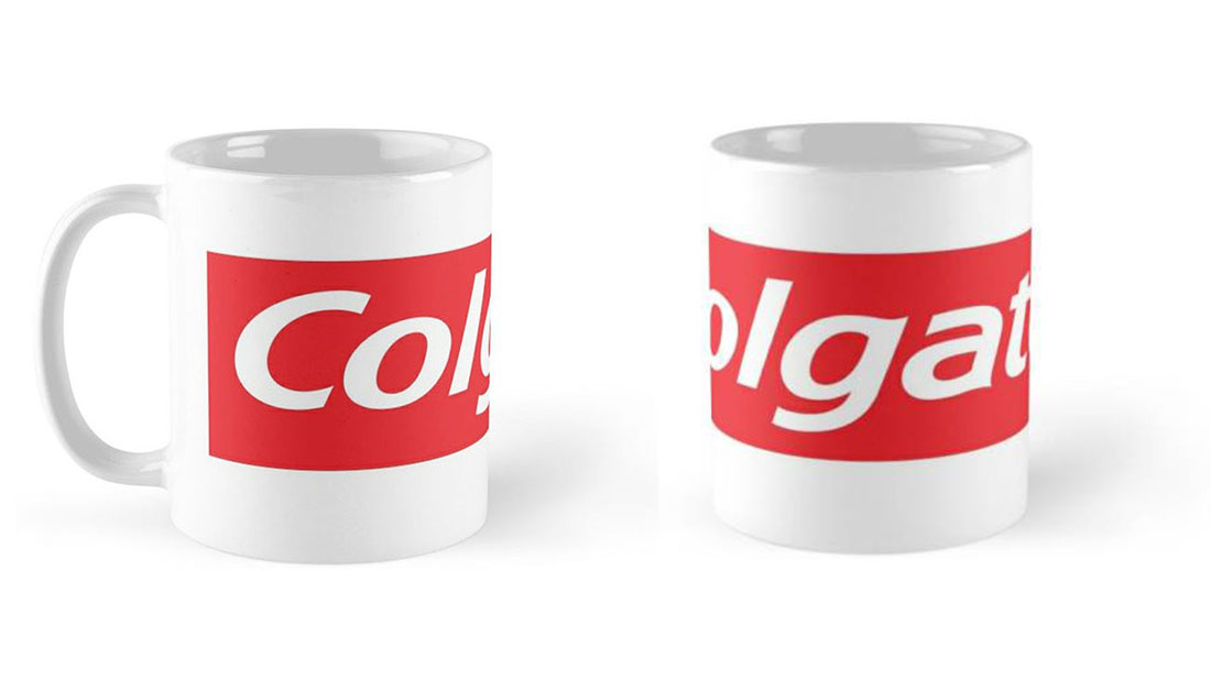 colgate logo coffee mug luxury corporate gifts