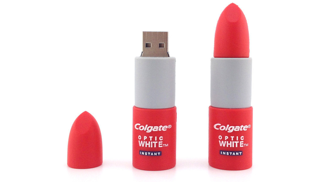 colgate manufacturer custom lipstick pvc usb custom branded corporate gifts