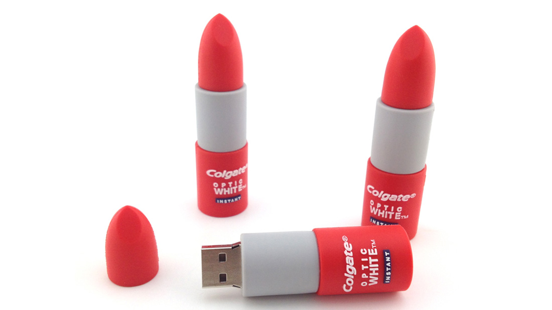 colgate manufacturer custom lipstick pvc usb custom made corporate gifts