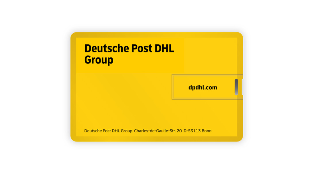 DHL express USB stick company anniversary gifts for employees