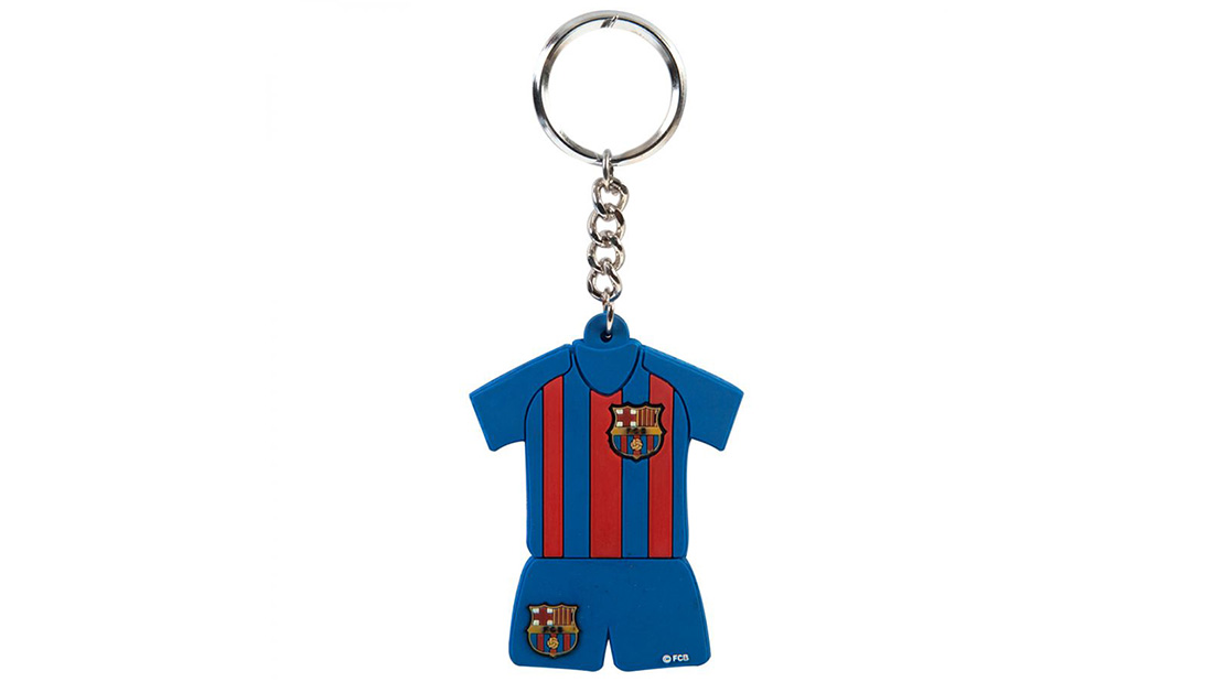 barcelona soccer jersey rubber keychain gifts you can buy in bulk