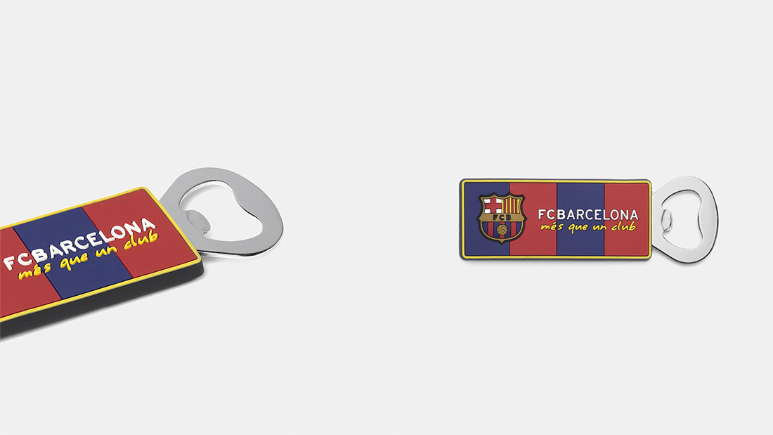 beer bottle opener gift for barcelona fan branded gift company