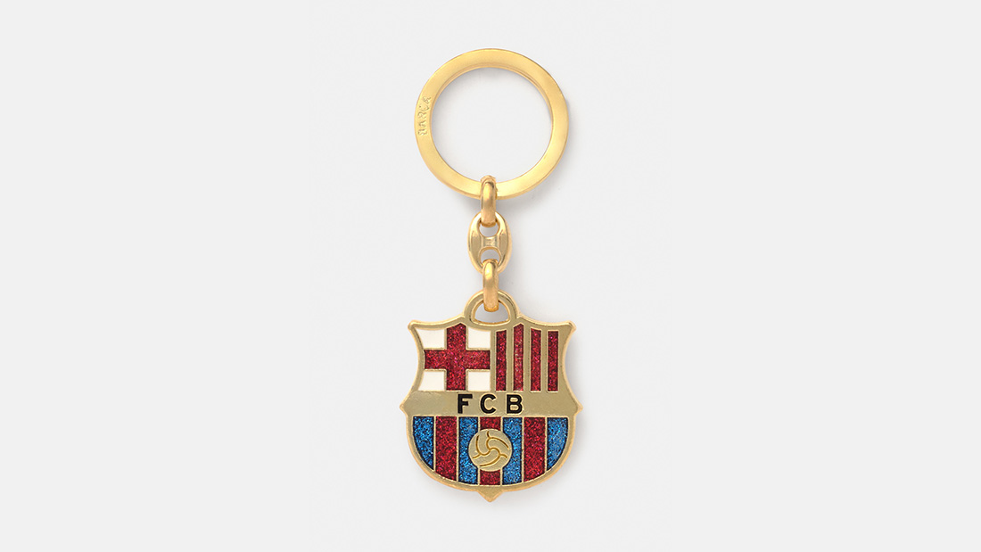 fc barcelona dream league metal keychain business gifts for men