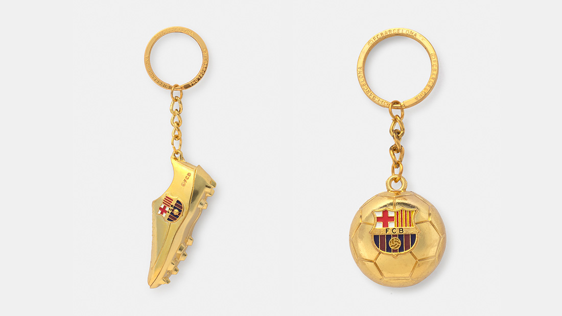 fc barcelona dream league metal keychain good luck in your new business gifts