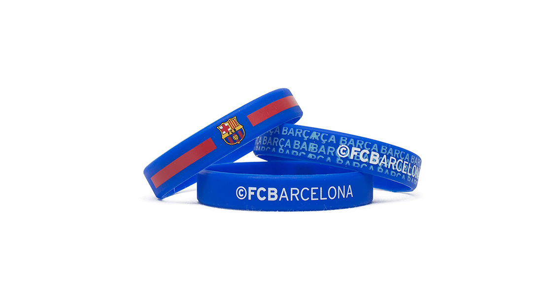 fc barcelona shop silicone bracelet best marketing giveaway items