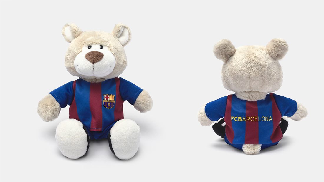 stuffed plush toy barca fan gift items for business promotion
